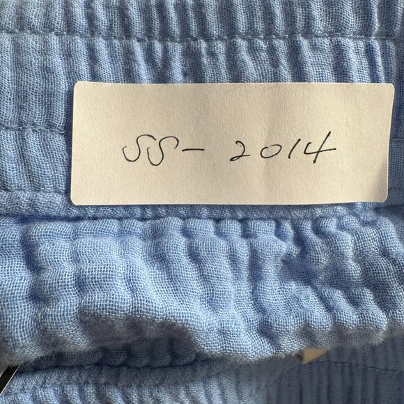 Eddie Bauer Carry On‎ Shorts Womens 2XL Blue Gauze Cotton NWT SS-2014 - Picture 2 of 12